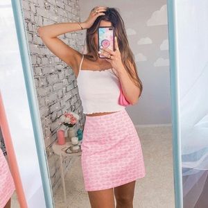 COPY - Pink Mini Skirt